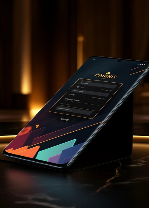 Interface d'inscription Casinozer montrant le formulaire de création de compte sécurisé pour les nouveaux joueurs